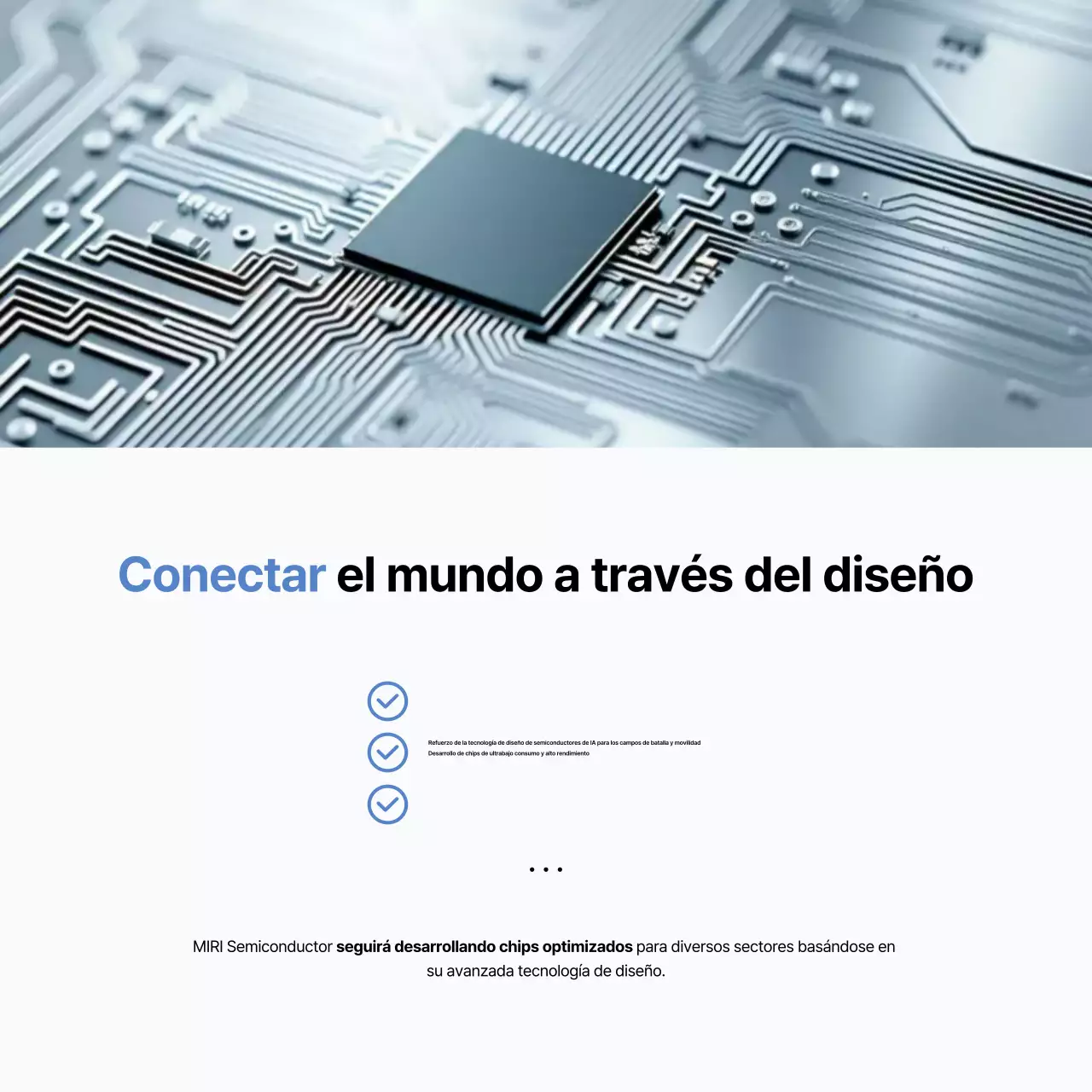 Transmisión de información de semiconductores modernos grises
