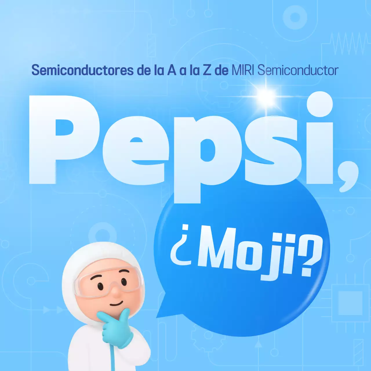 Guía de tecnología moderna azul cielo