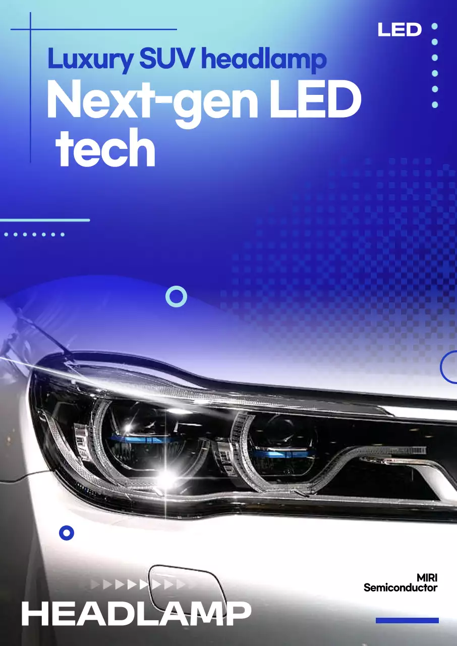 Quảng cáo xe hơi hiện đại màu xanh