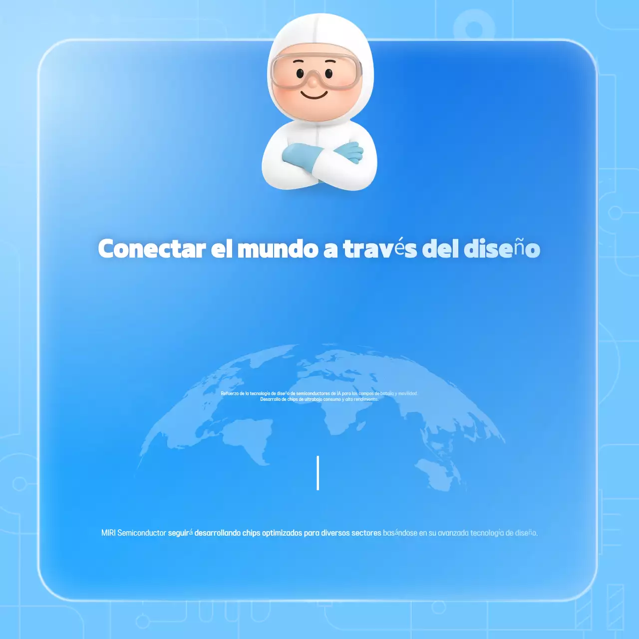 Guía de tecnología moderna azul cielo