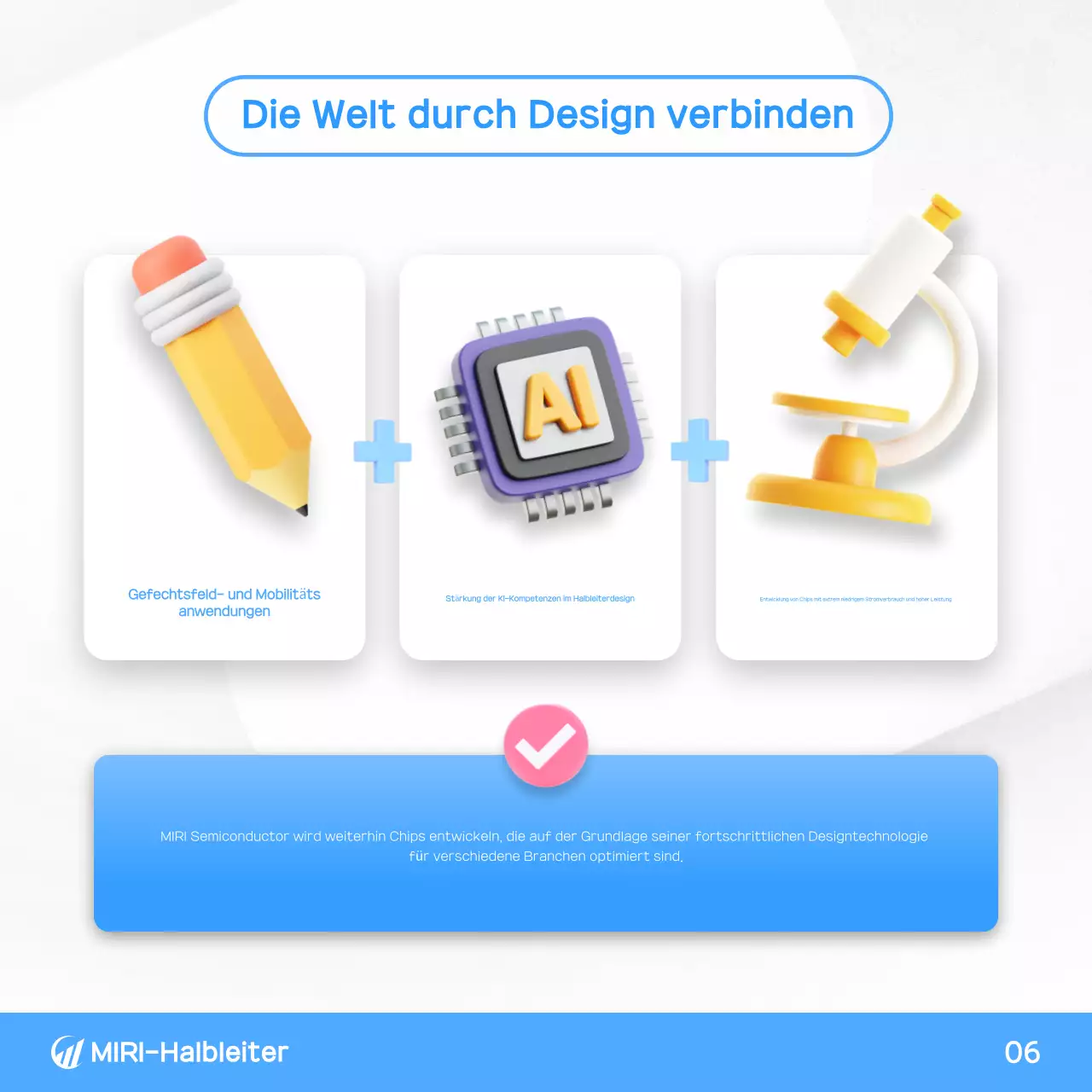 Blaue moderne Technologie zur Informationsübertragung