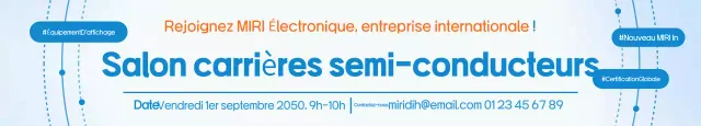 Description du recrutement Blue Modern