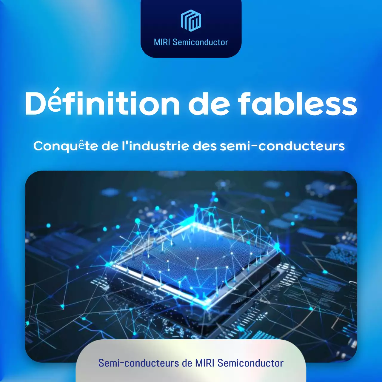 Publicité Blue Modern Semiconductor