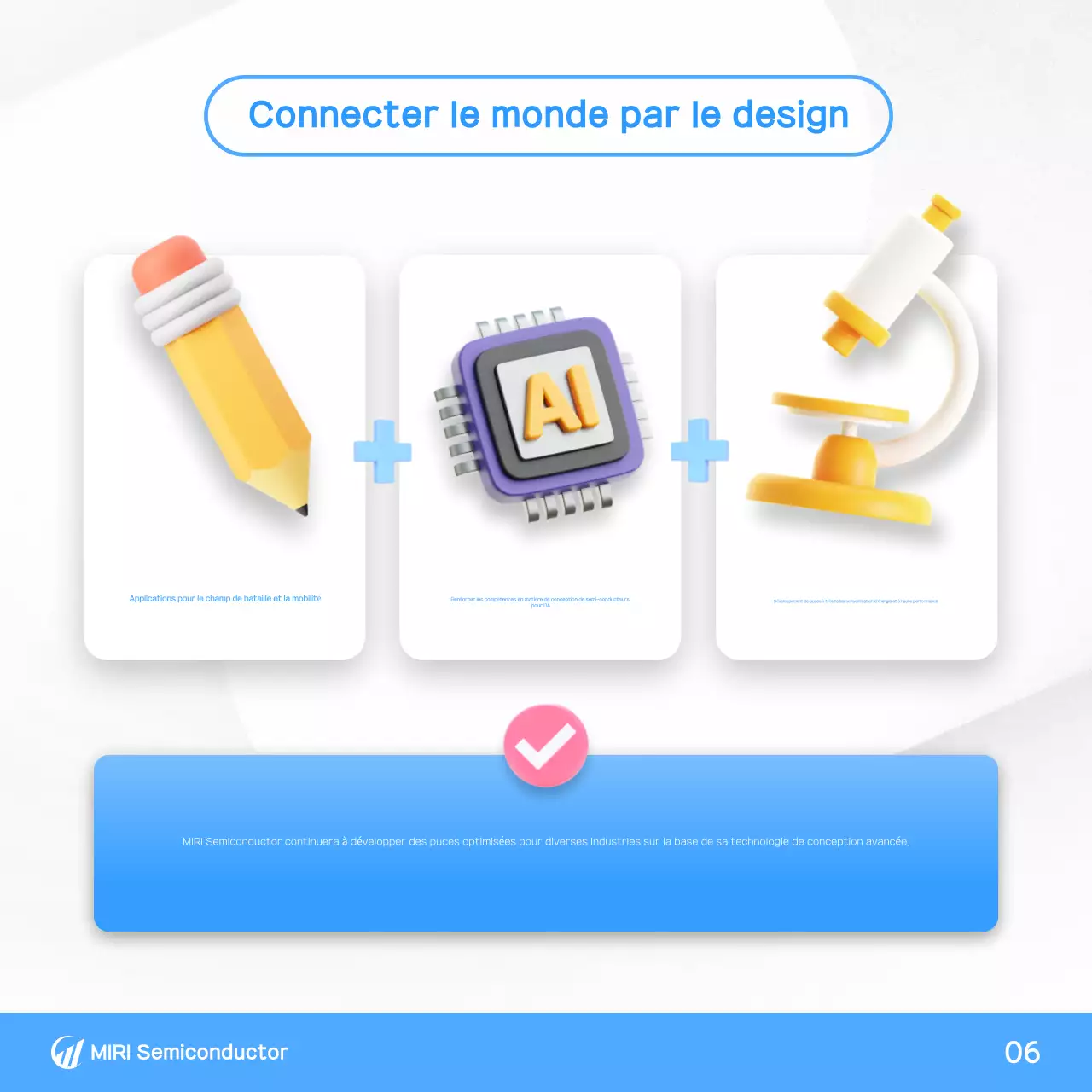 Transmission d'informations sur la technologie moderne bleue