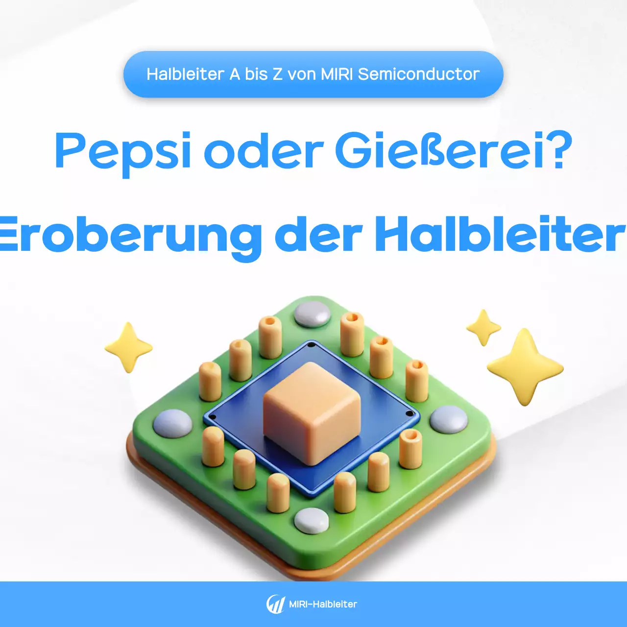 Blaue moderne Technologie zur Informationsübertragung