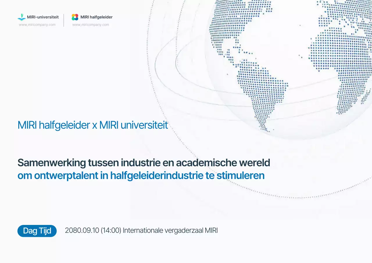 Aankondiging van innovatieovereenkomst met Sky Blue Modern Semiconductor Industry