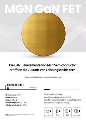 Graue moderne Halbleiterwerbung