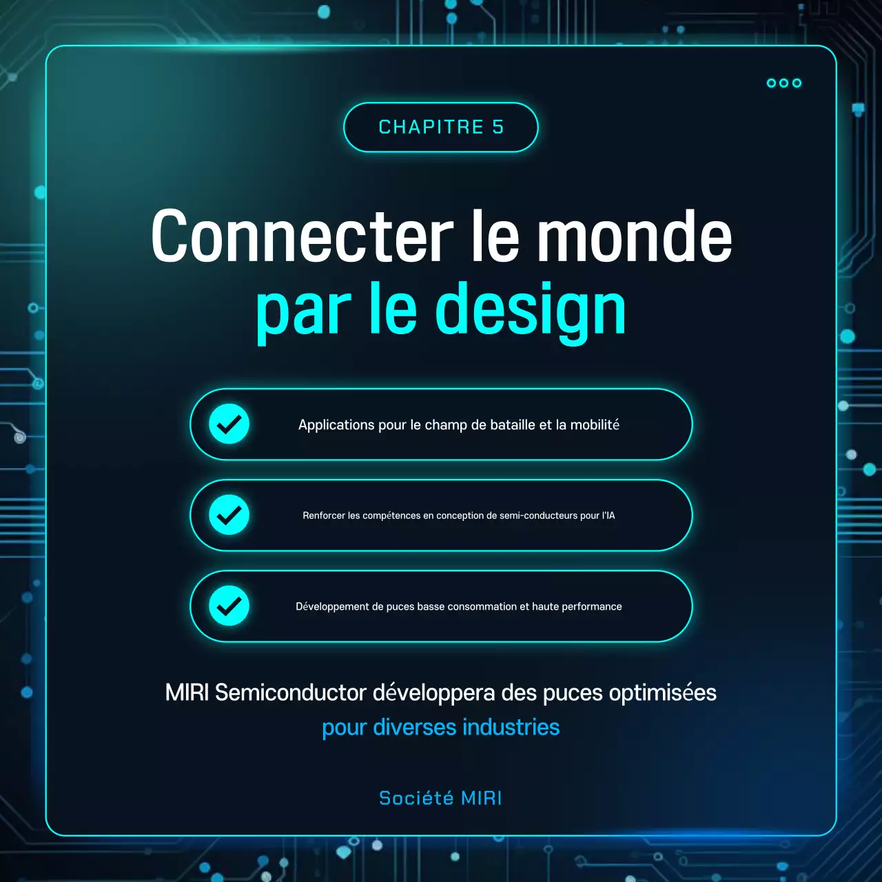 Explication de la technologie des semi-conducteurs cybernétiques Sky Blue