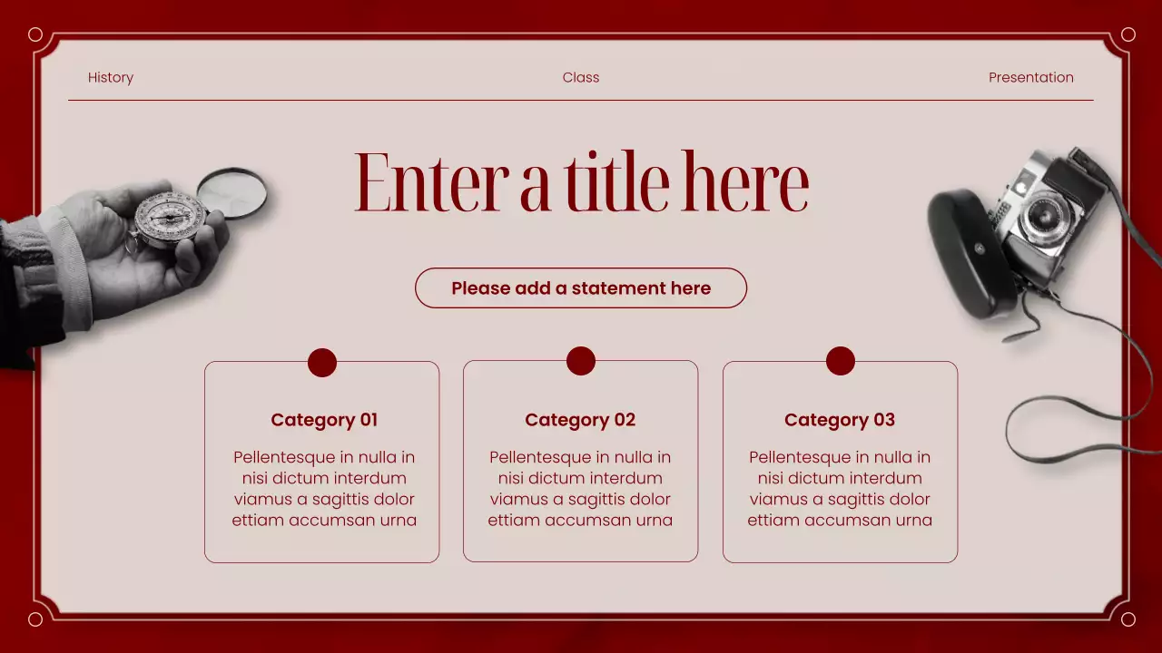 Red Classic Literature Presentation