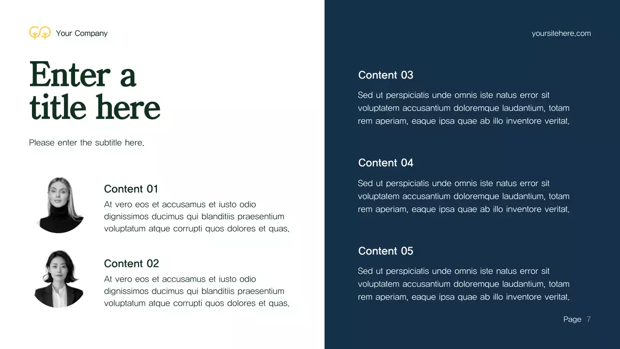 Green Modern Environment Presentation