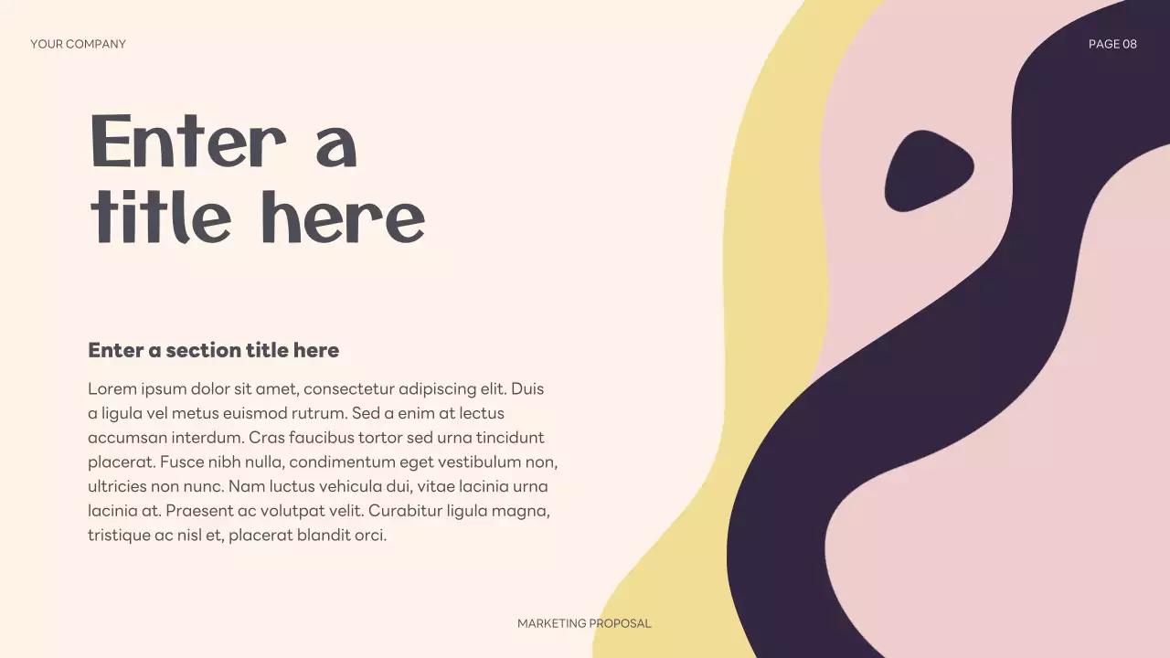 Beige Modern Marketing Document Presentation