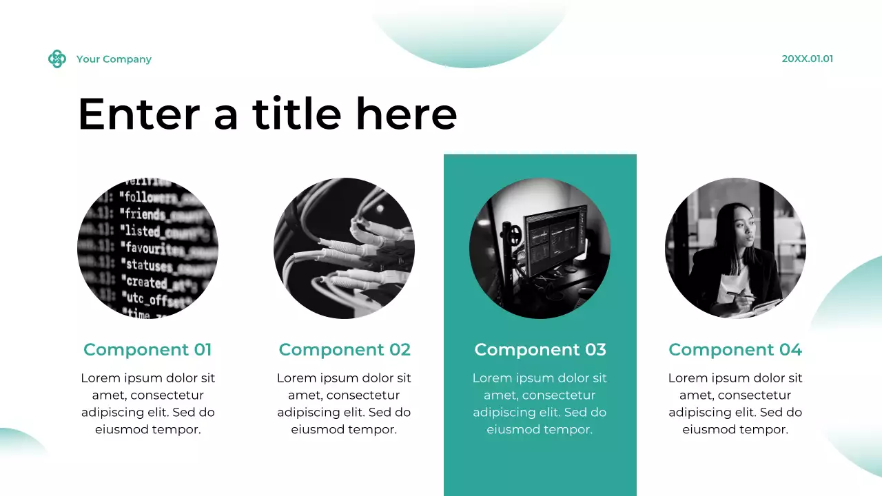 Teal Modern Cybersecurity Advertisement Presentation