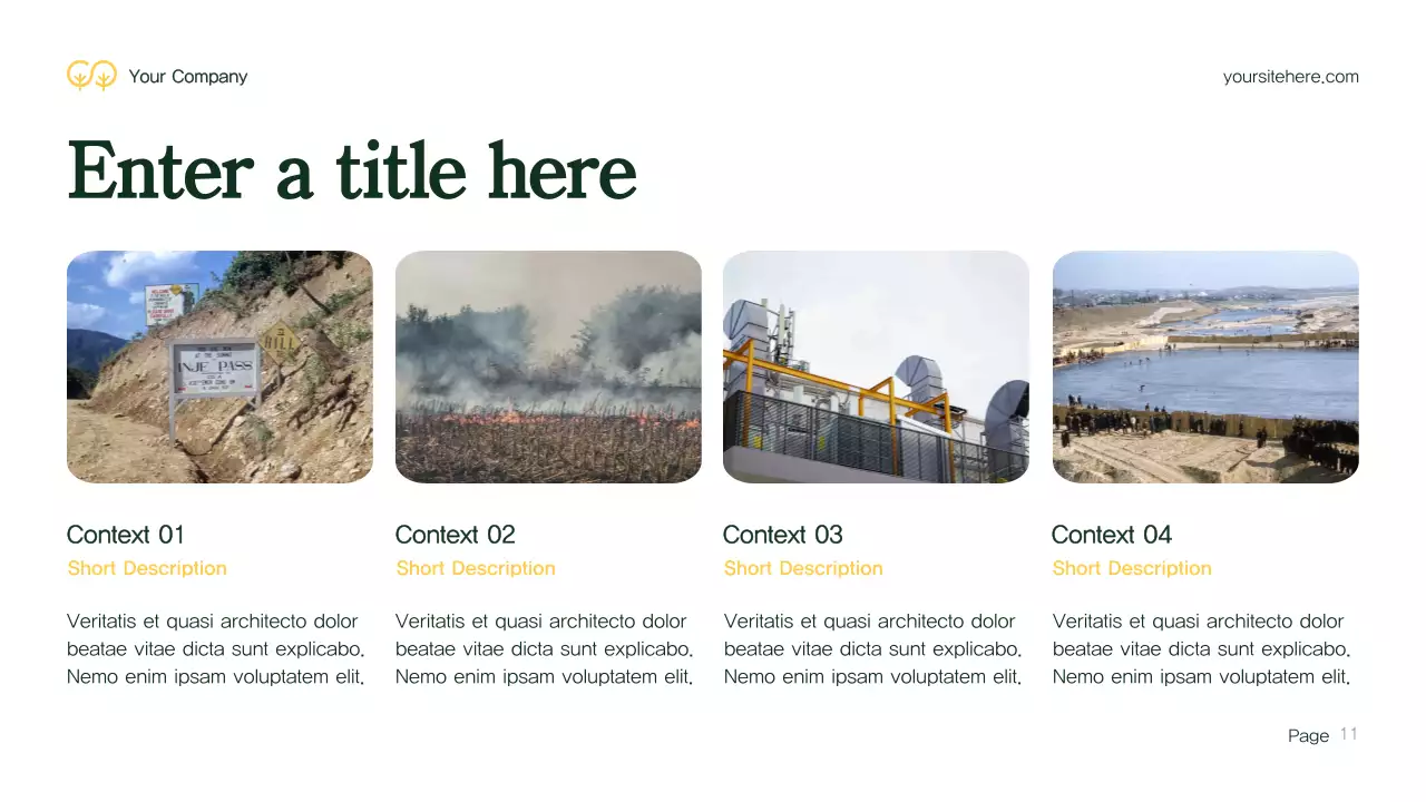 Green Modern Environment Presentation