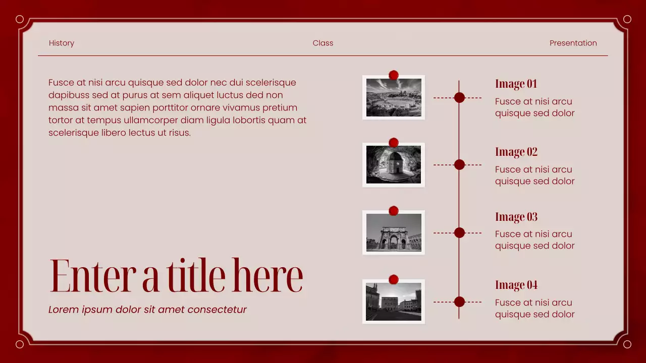 Red Classic Literature Presentation