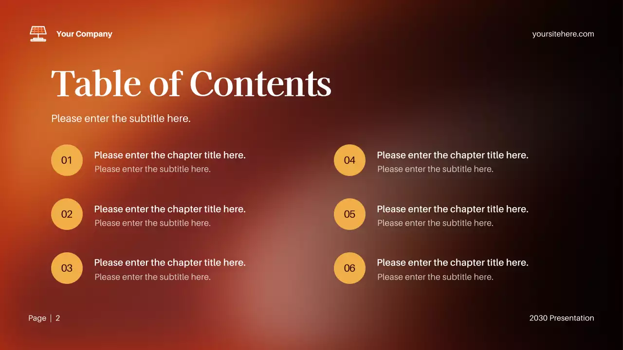 Orange Modern Environment Presentation