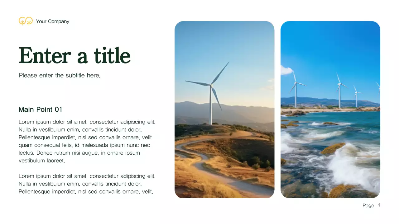 Green Modern Environment Presentation