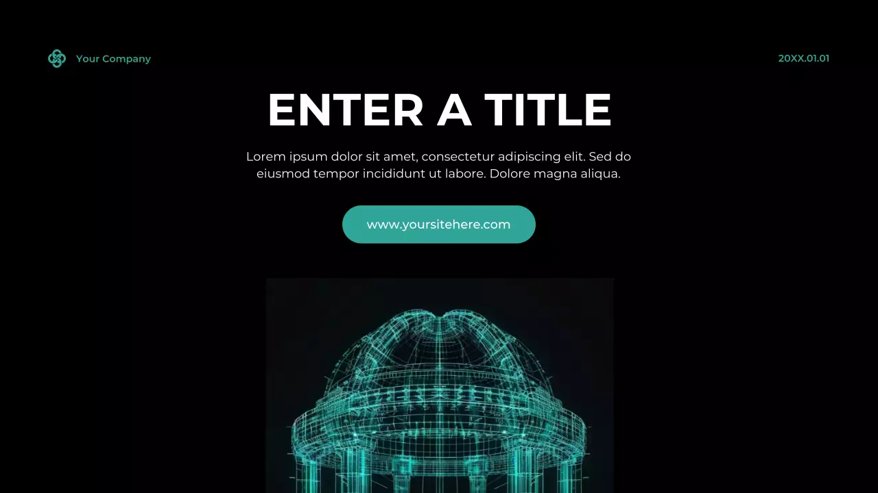 Teal Modern Cybersecurity Advertisement Presentation