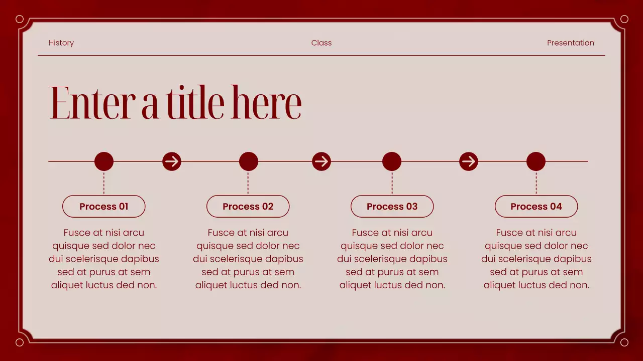 Red Classic Literature Presentation