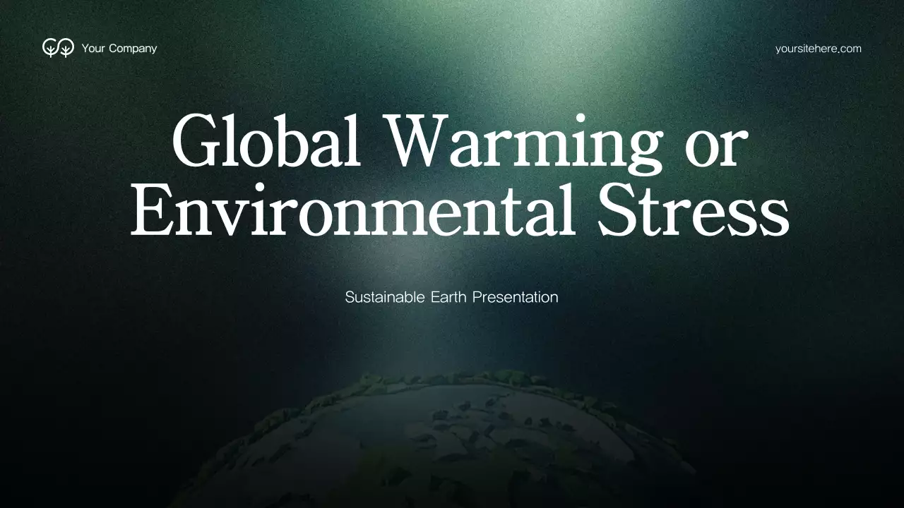 Green Modern Environment Presentation