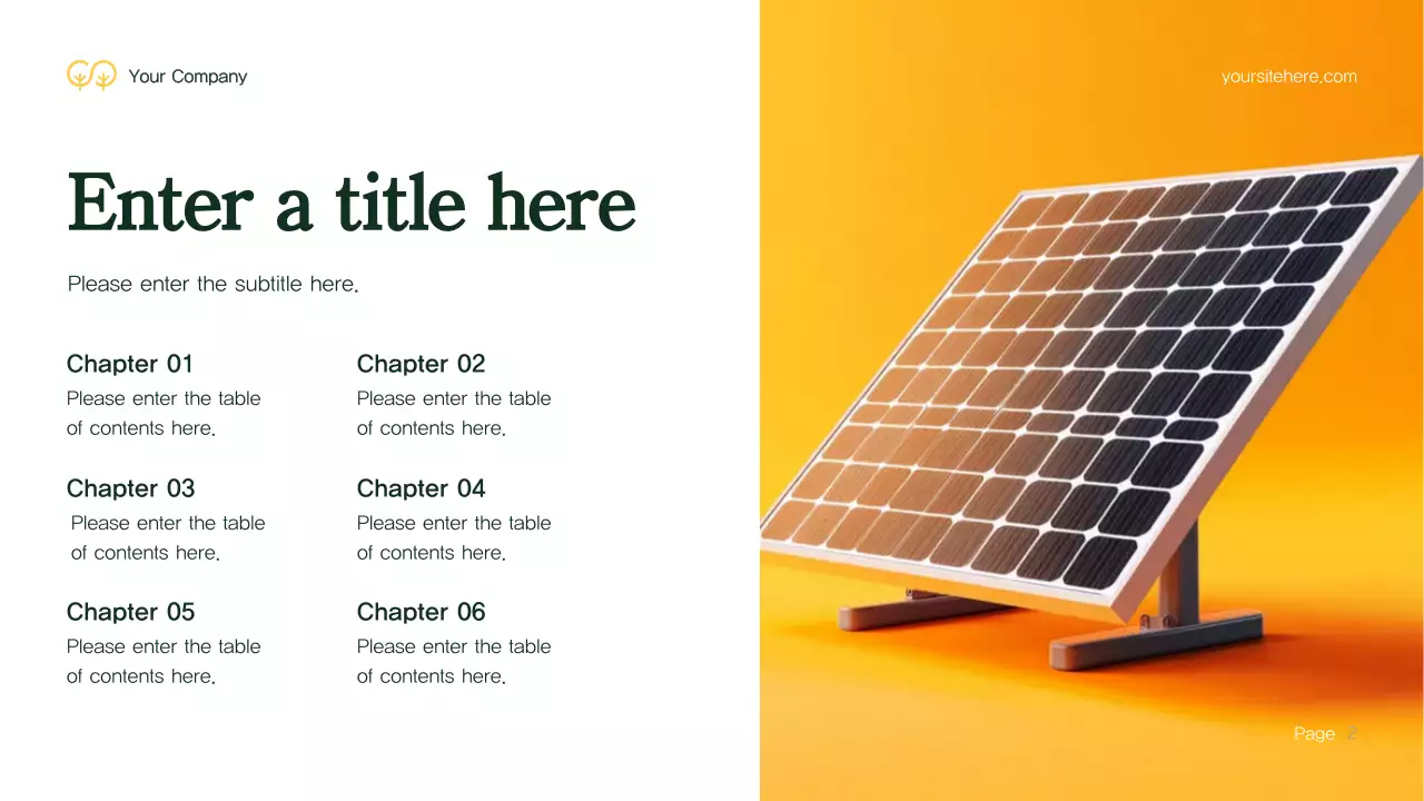 Green Modern Environment Presentation