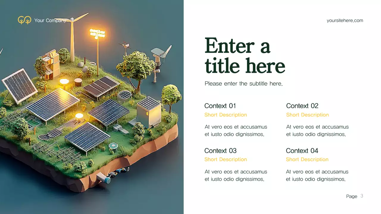 Green Modern Environment Presentation