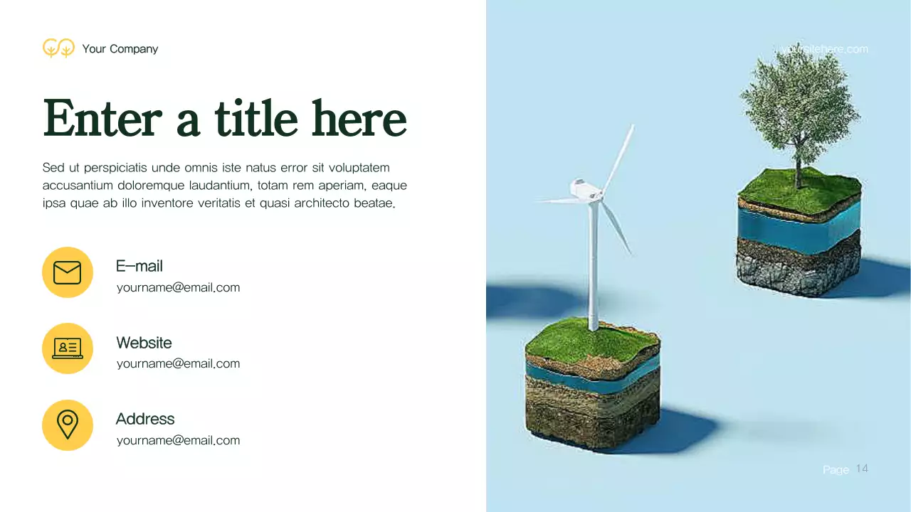 Green Modern Environment Presentation