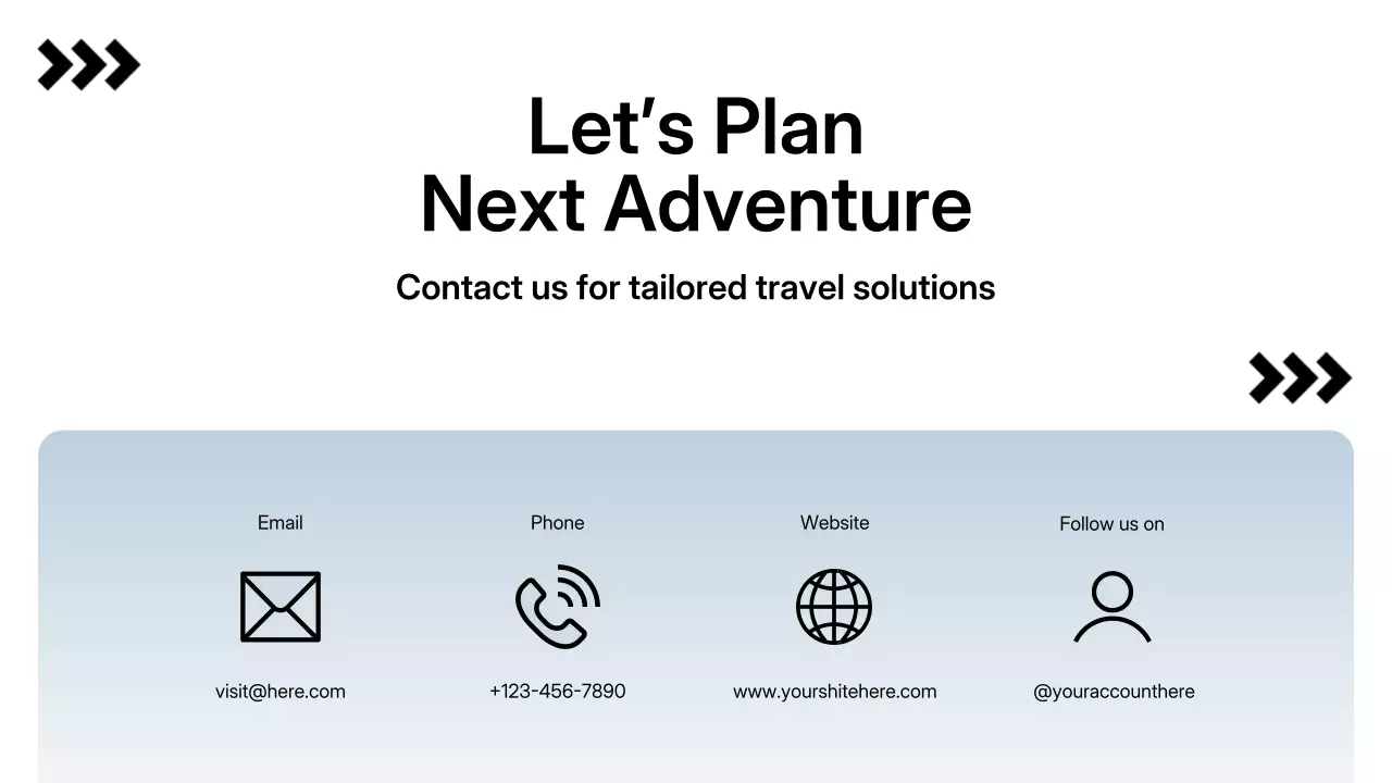 White Modern Travel Promotion