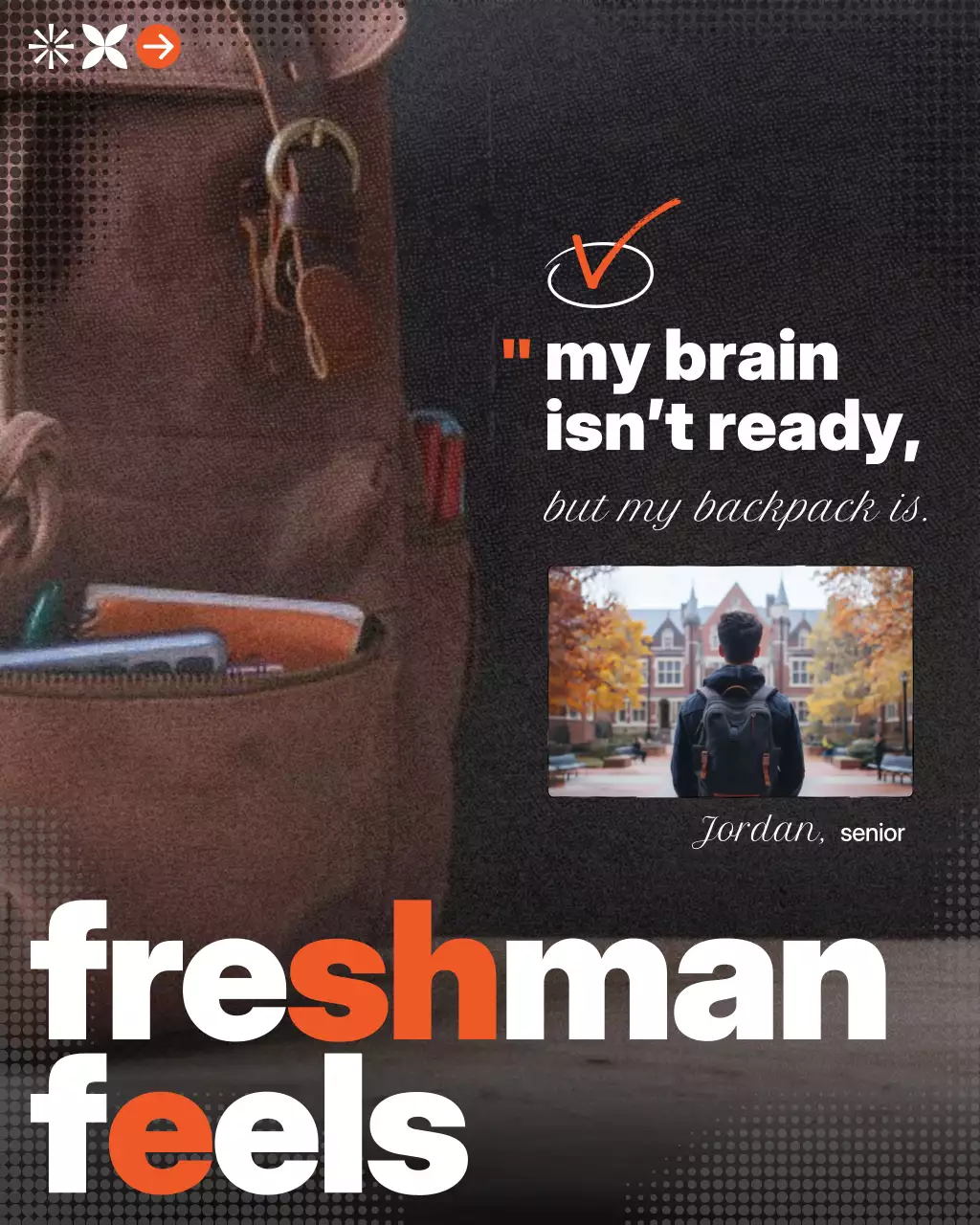 Brown Modern School Announcement Instagram Post