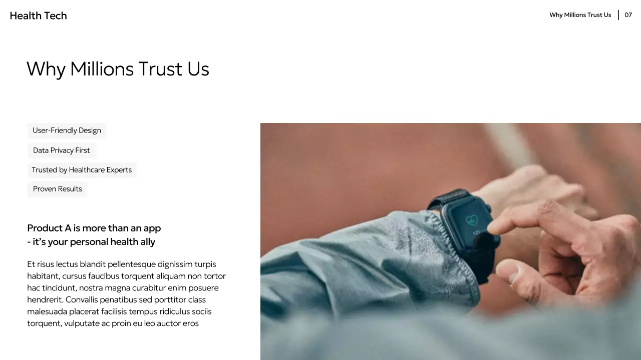 Pink Professional Health Presentation