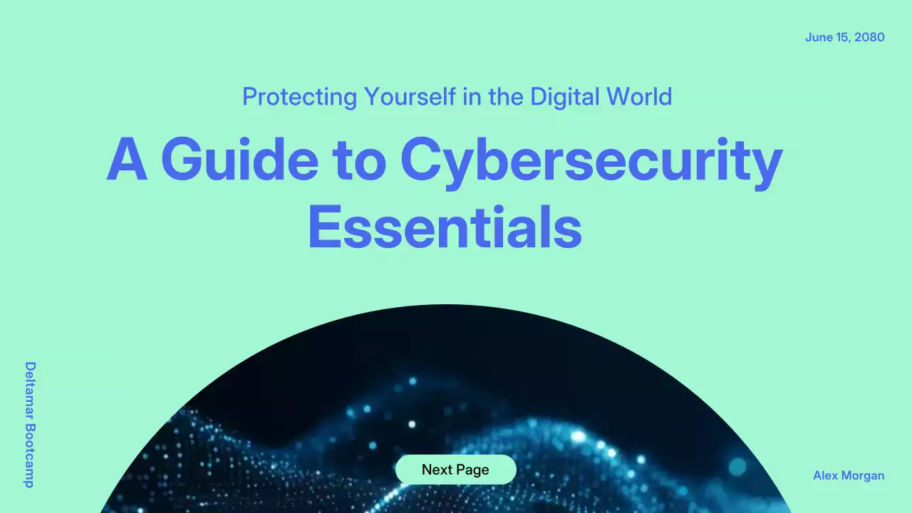 Mint Modern Cybersecurity Guide Presentation