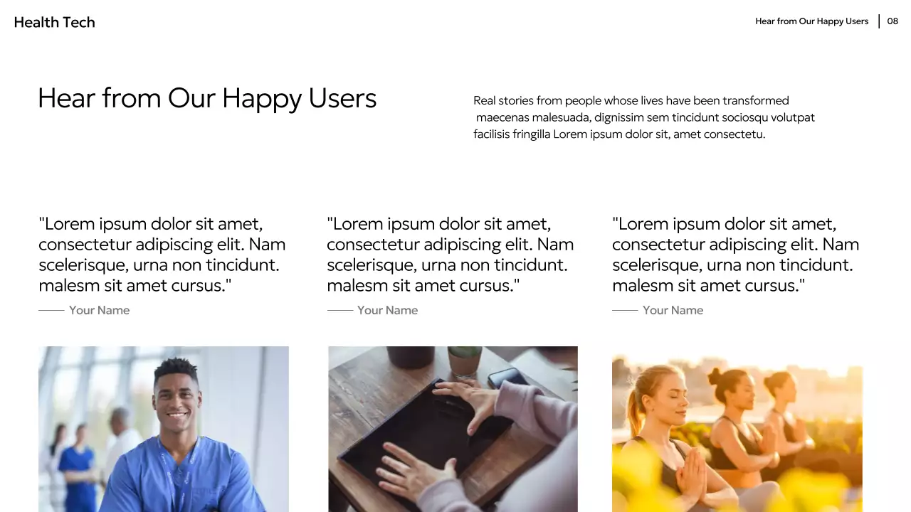 Pink Professional Health Presentation