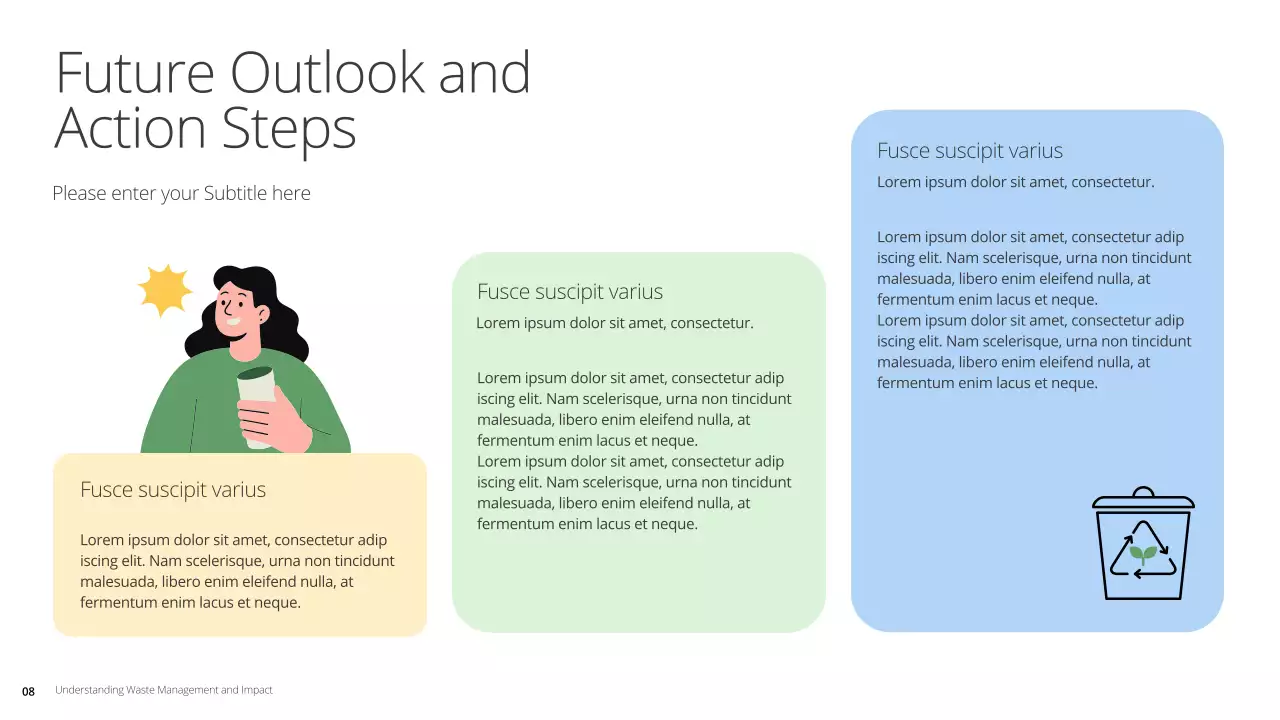 Green Minimal Waste Management Guide Presentation