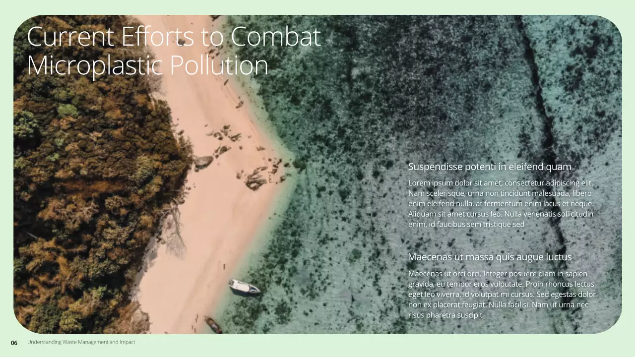 Green Minimal Waste Management Guide Presentation