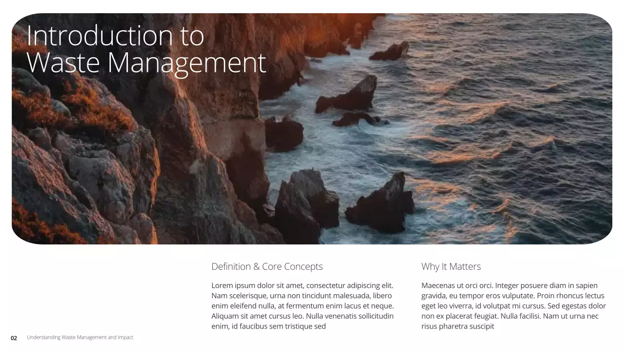 Green Minimal Waste Management Guide Presentation