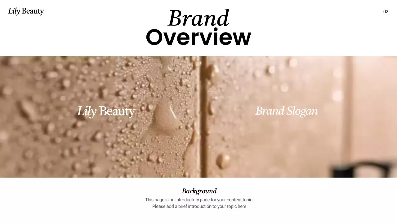 Beige Modern Beauty Presentation