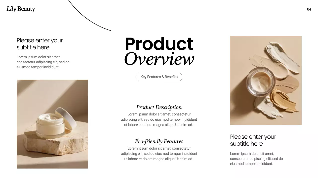 Beige Modern Beauty Presentation