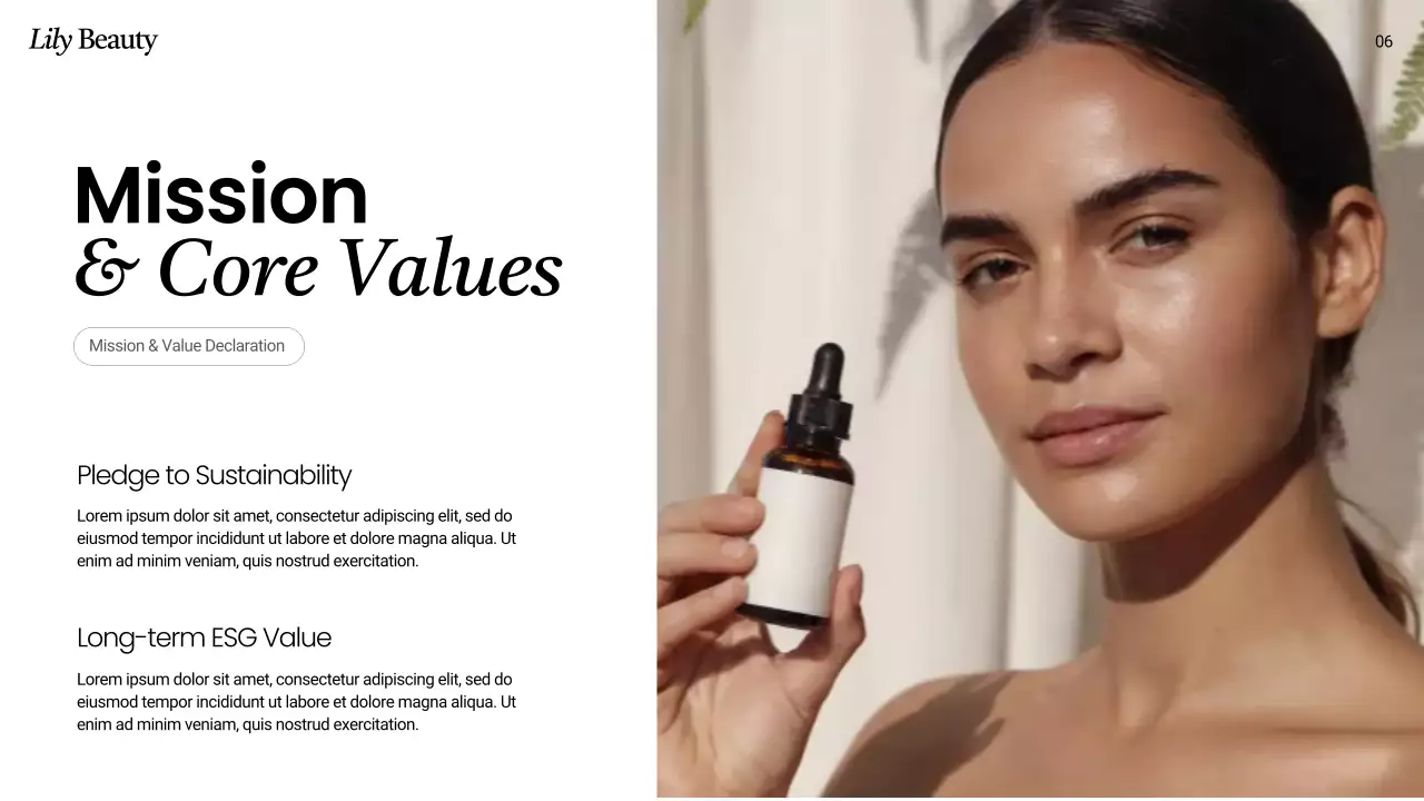 Beige Modern Beauty Presentation