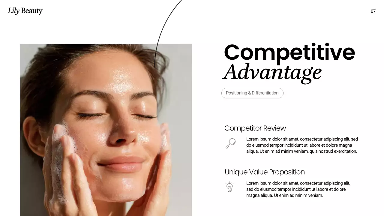 Beige Modern Beauty Presentation