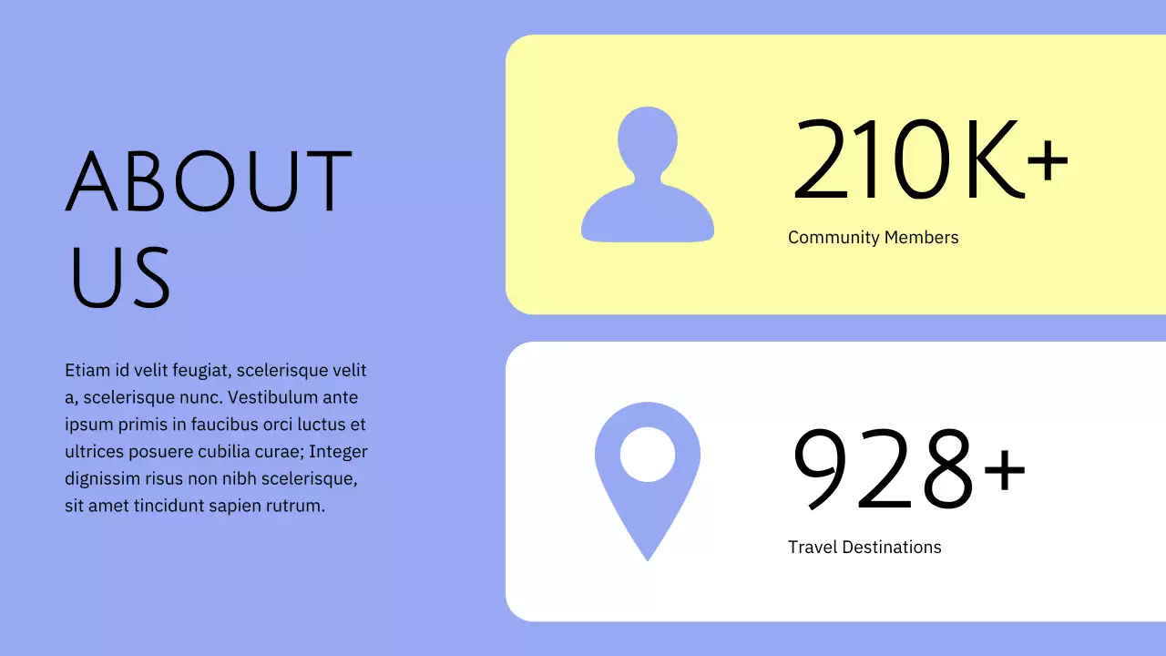 Blue Modern Geometric Travel Promotion