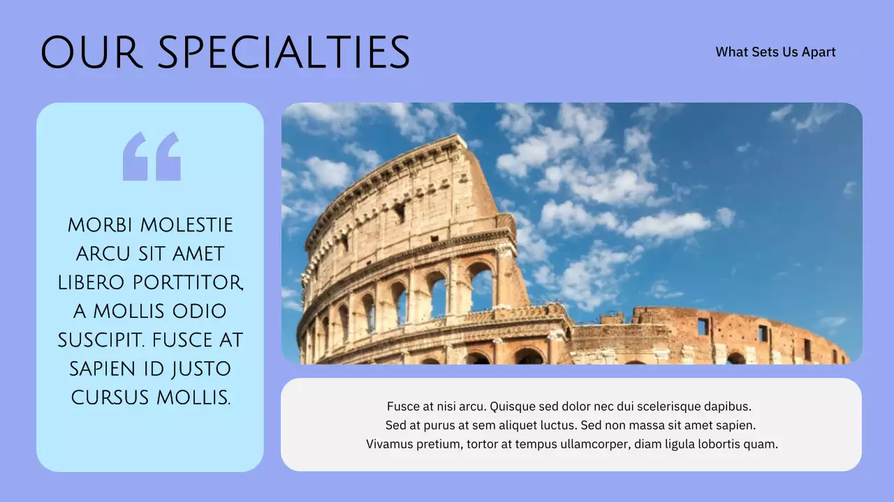 Blue Modern Geometric Travel Promotion