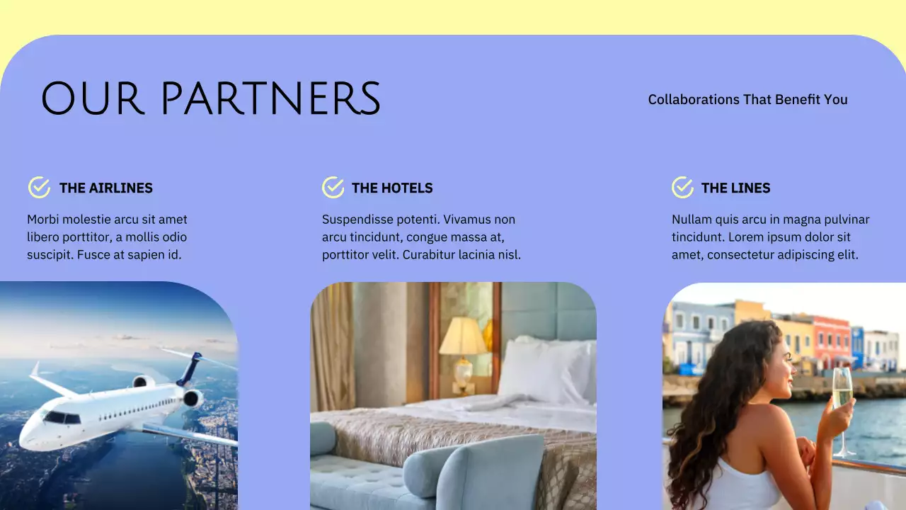 Blue Modern Geometric Travel Promotion