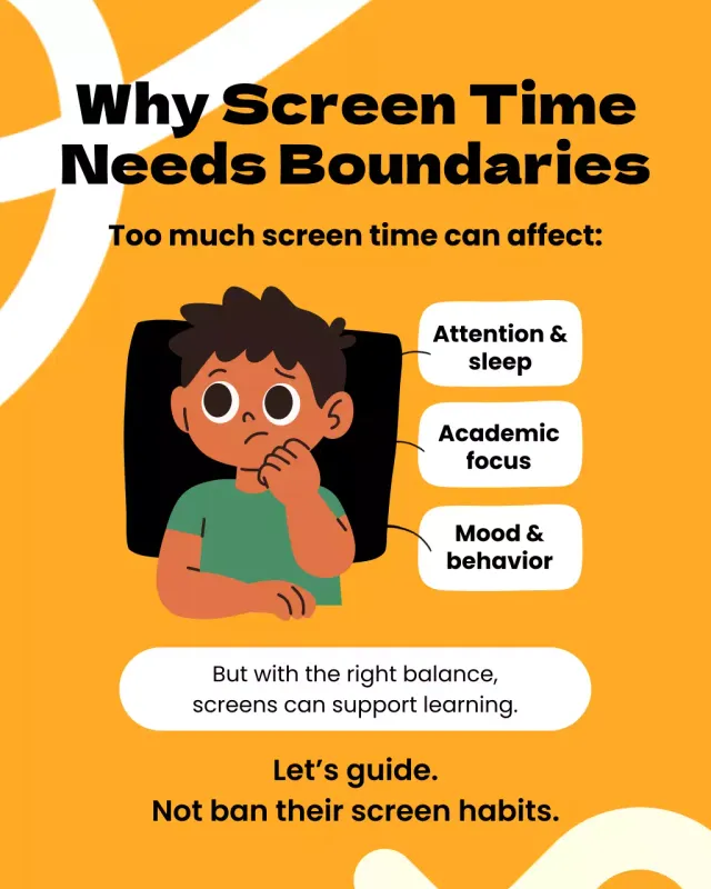 Orange Modern Screen Guide Instagram Post