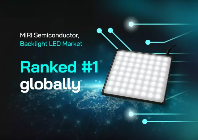 promosi pasar LED modern biru kehijauan