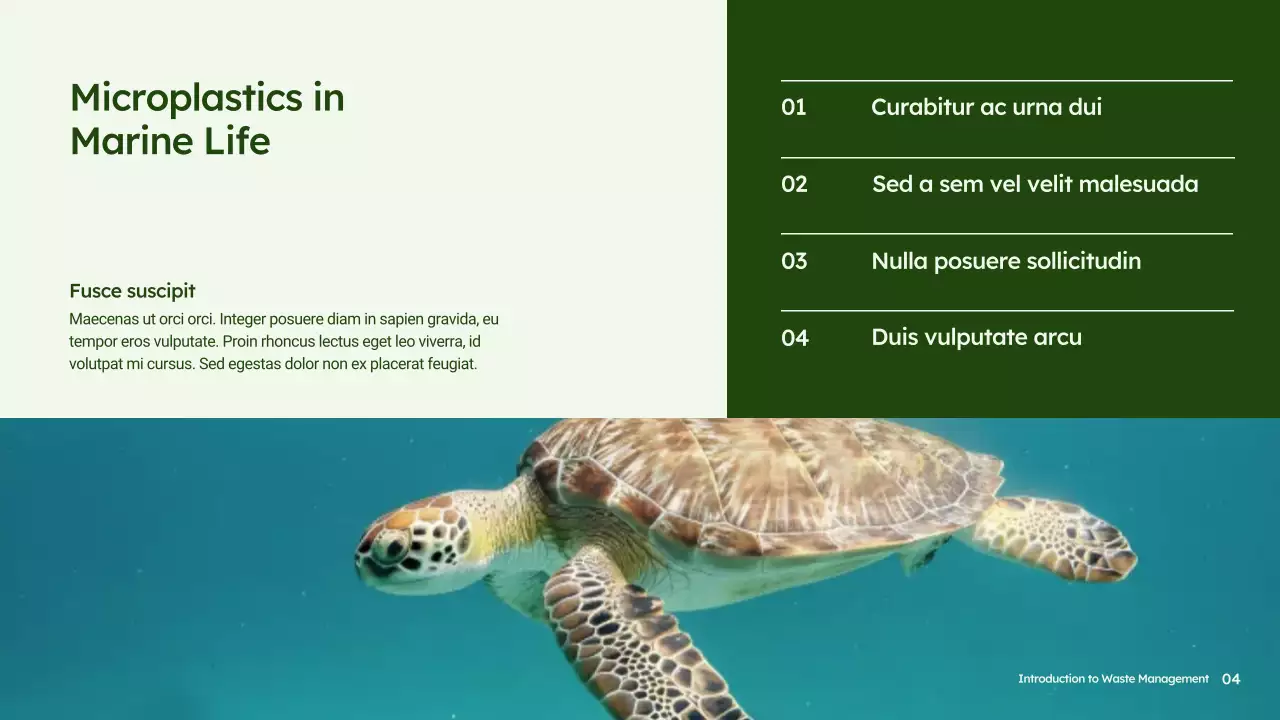 Green Modern Sustainability Presentation