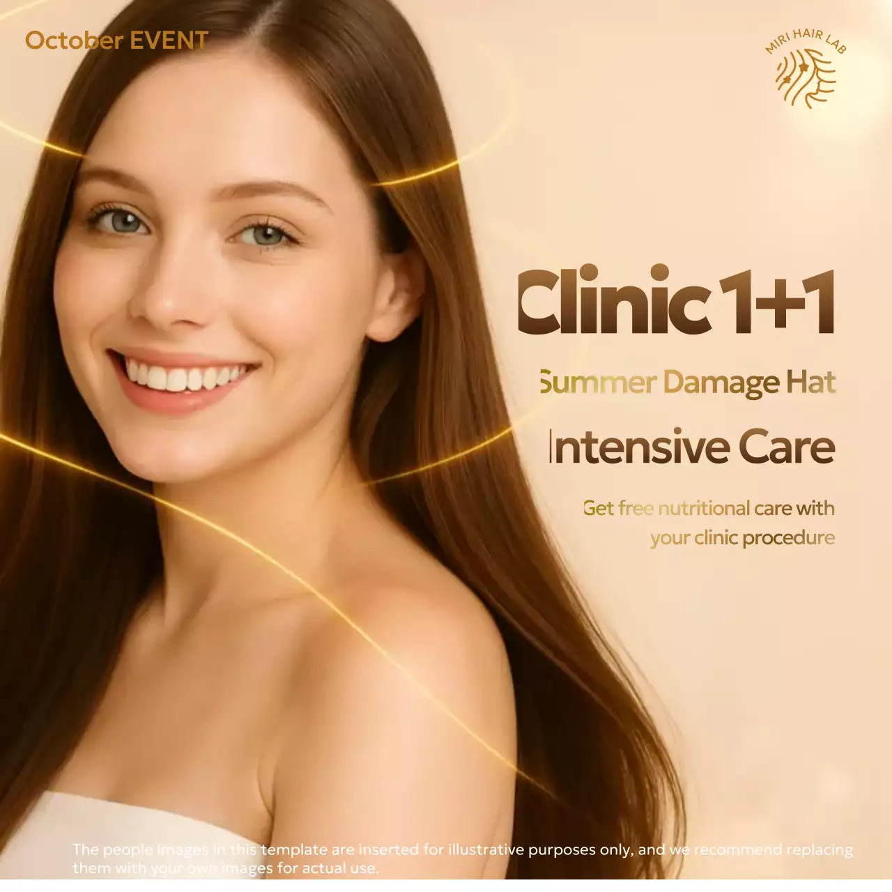 beige elegant skincare promotion