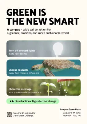 Green Modern Sustainability Event