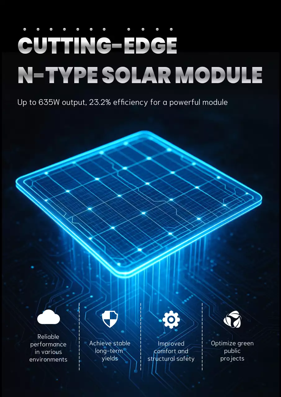 blue futuristic solar promotion