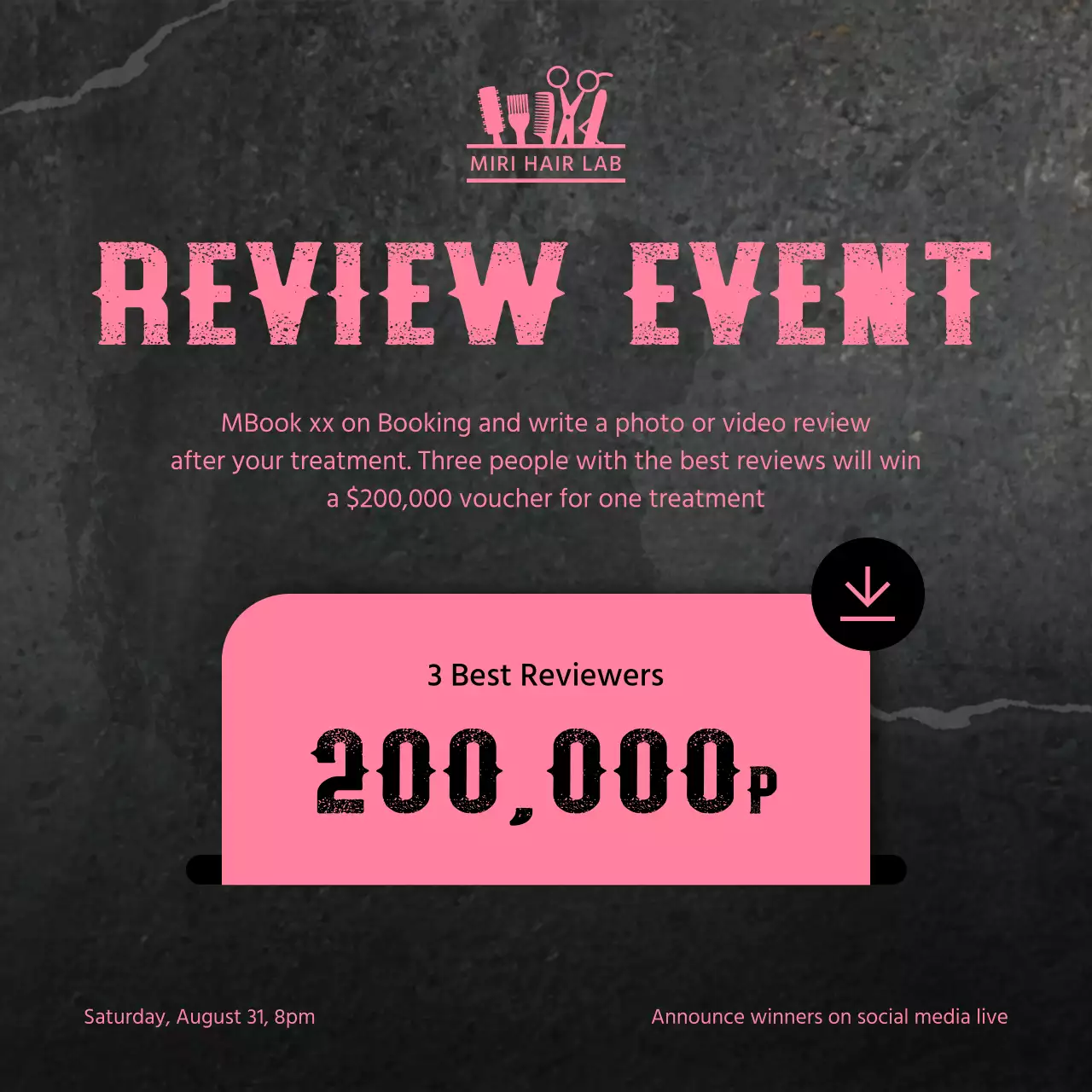 pink modern review promotion