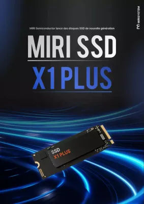 Publicité sur la technologie moderne bleue