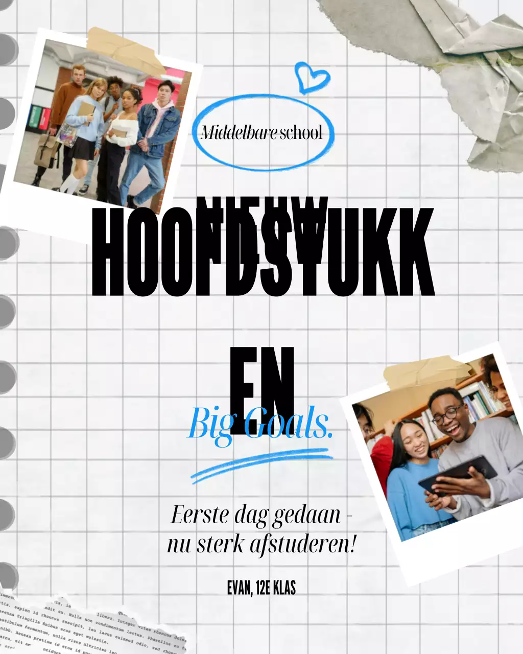 Instagram-bericht over aankondiging van Grey Modern School